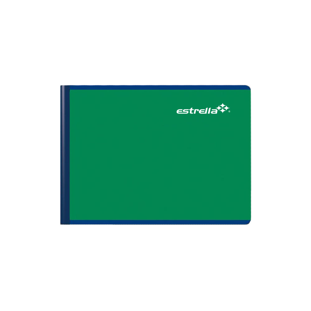 CUADERNO FORMA ITALIANA ESTRELLA 0546 CUADRO 7 MILIMETROS COSIDO 100 HOJAS