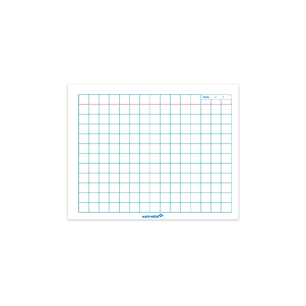 CUADERNO FORMA ITALIANA ESTRELLA 0546 CUADRO 7 MILIMETROS COSIDO 100 HOJAS - Image 2