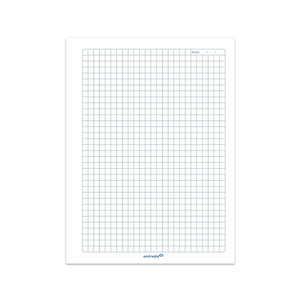 CUADERNO PROFESIONAL ESTRELLA 0543 CUADRO 7 MILIMETROS COSIDO 100 HOJAS - Image 2