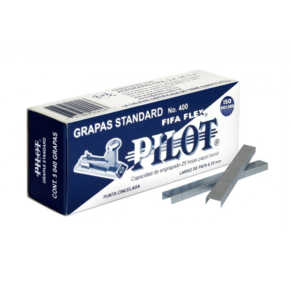 GRAPA STANDARD PILOT 400 FIFA FLEX PAQUETE CON 5040 GRAPAS