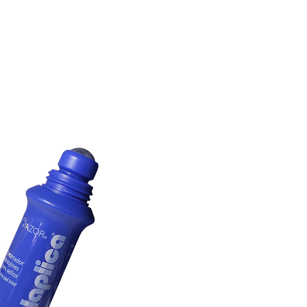 TINTA PARA SELLO AZOR ROLAPLICA AZUL 60 MILIMETROS - Image 2