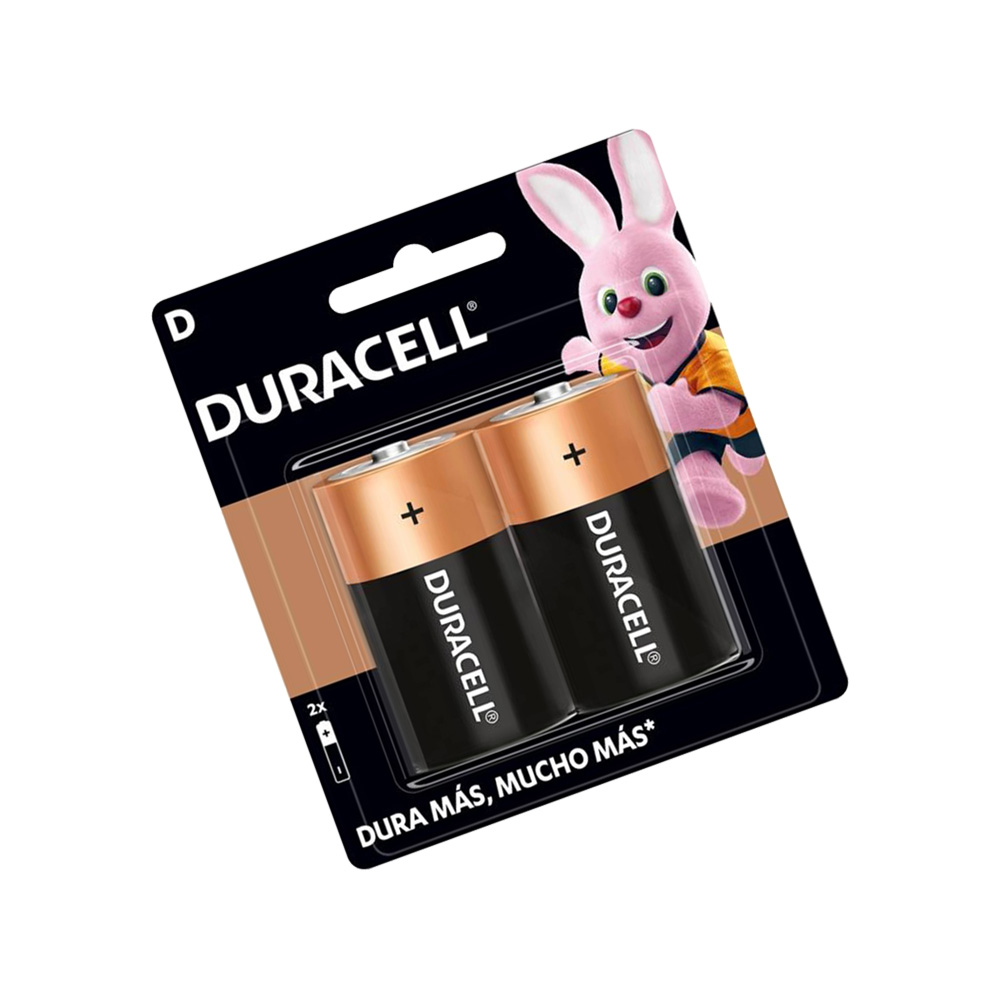 PILA ALCALINA DURACELL MN1300B2 PAQUETE CON 2 PIEZAS DE 1.5 VOLTS - Image 2