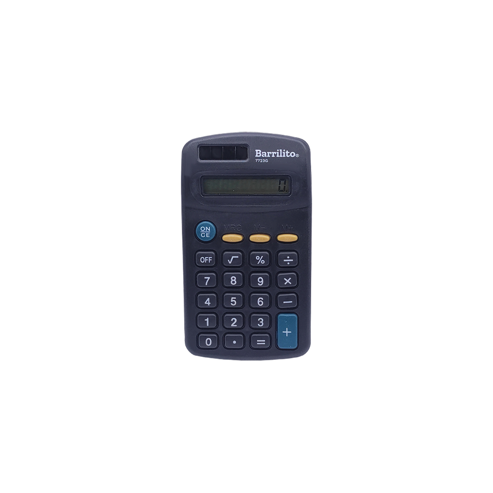 CALCULADORA DE BOLSILLO BARRILITO 7723G 8 DIGITOS - Image 2
