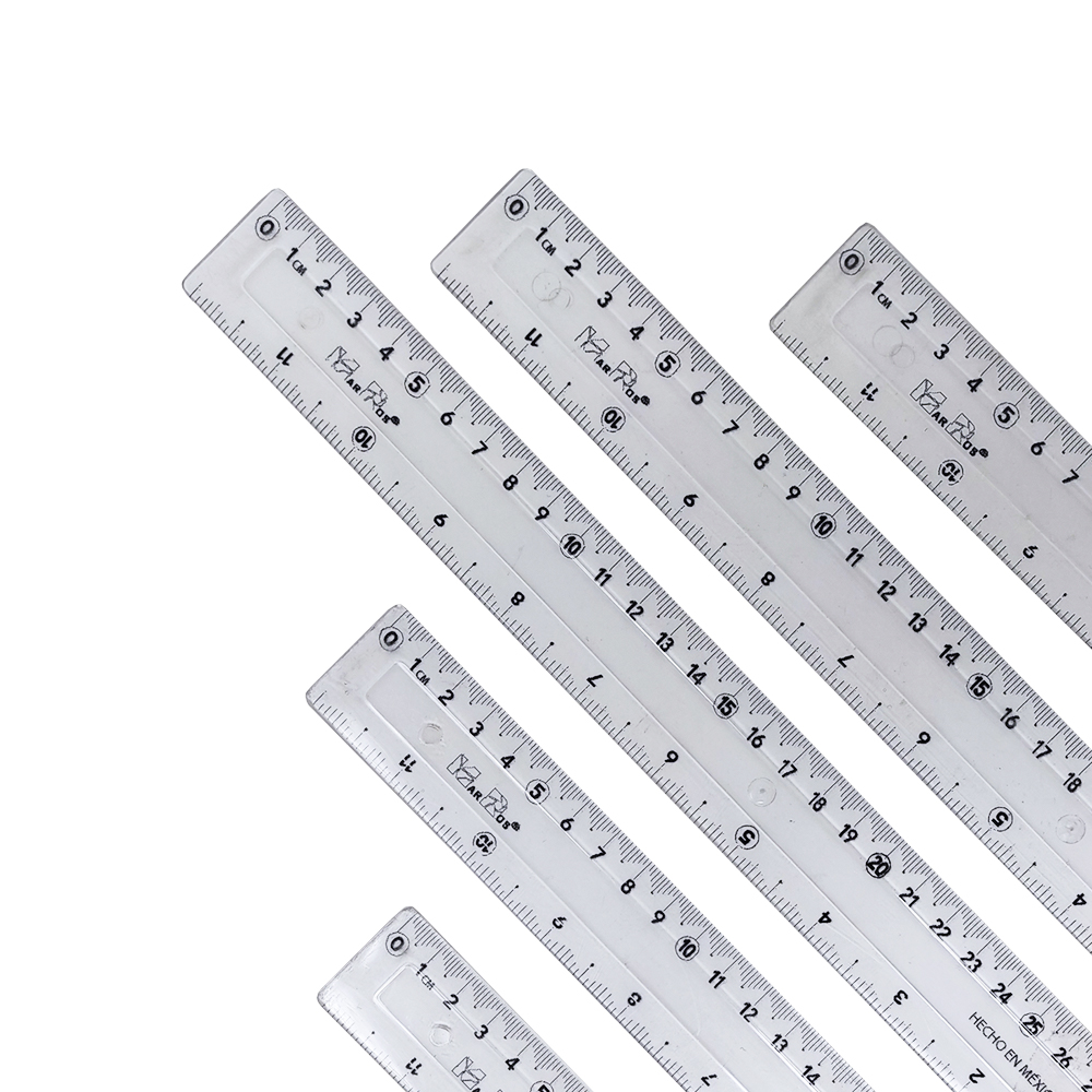REGLA DE PLASTICO MARROS 30 CENTIMETROS - Image 3