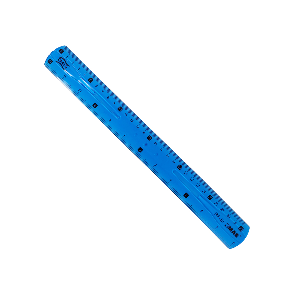REGLA DE PLASTICO FLEXIBLE MAE RF-30 DE 30 CENTIMETROS