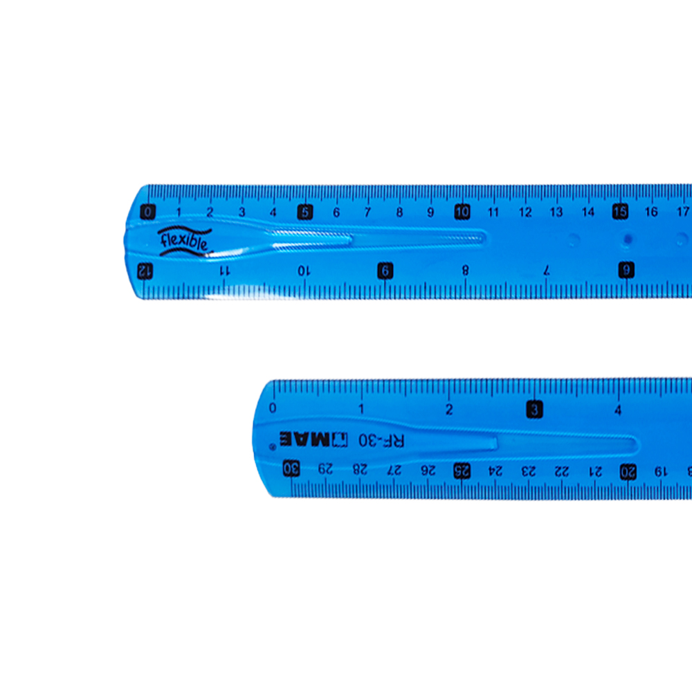 REGLA DE PLASTICO FLEXIBLE MAE RF-30 DE 30 CENTIMETROS - Image 2