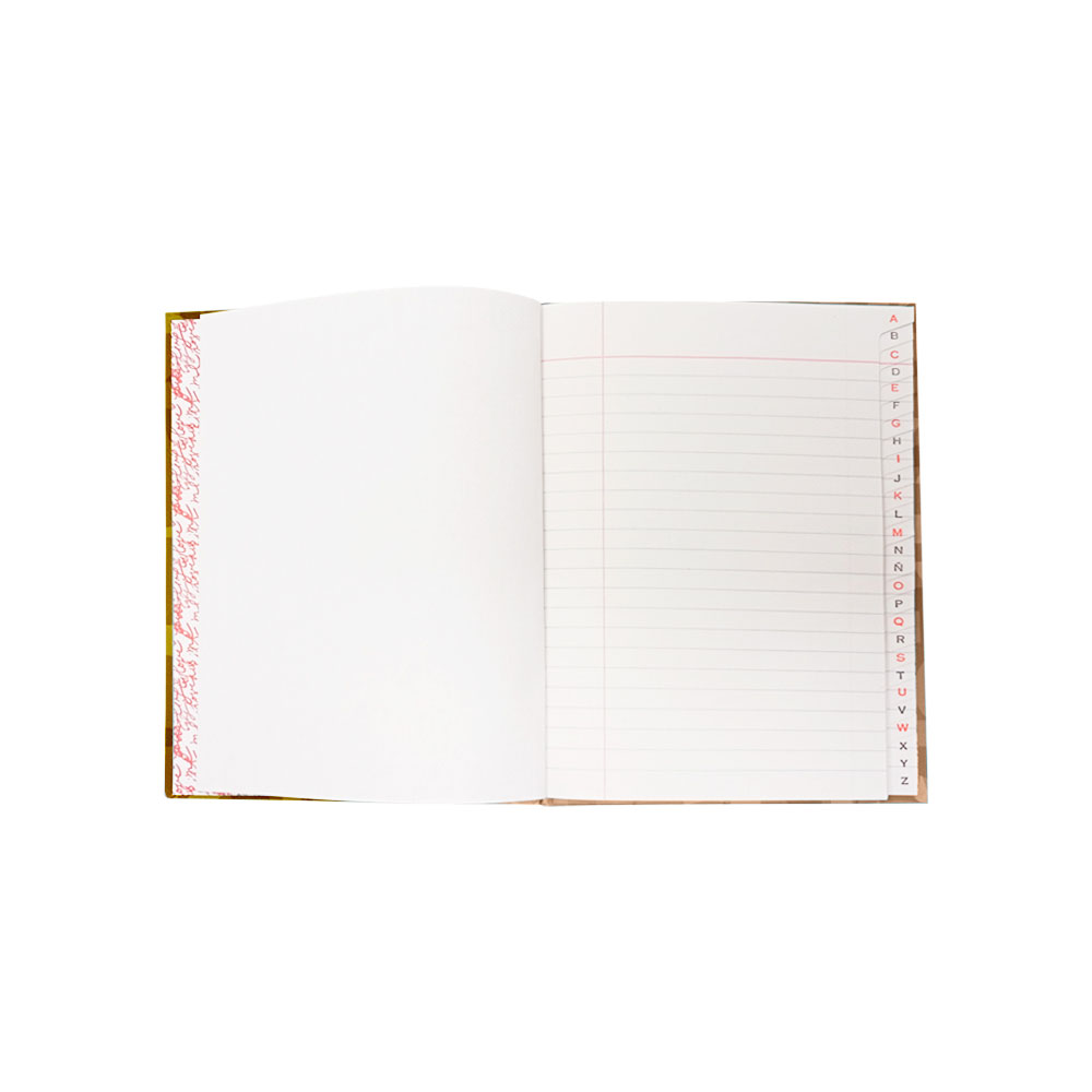 CUADERNO FORMA FRANCESA ESTRELLA 0212 CON ALFABETO RAYA PASTA DURA COSIDO 192 HOJAS - Image 2