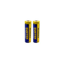 PILA RECARGABLE SURTEK PR22A PAQUETE CON 2 PIEZAS AA