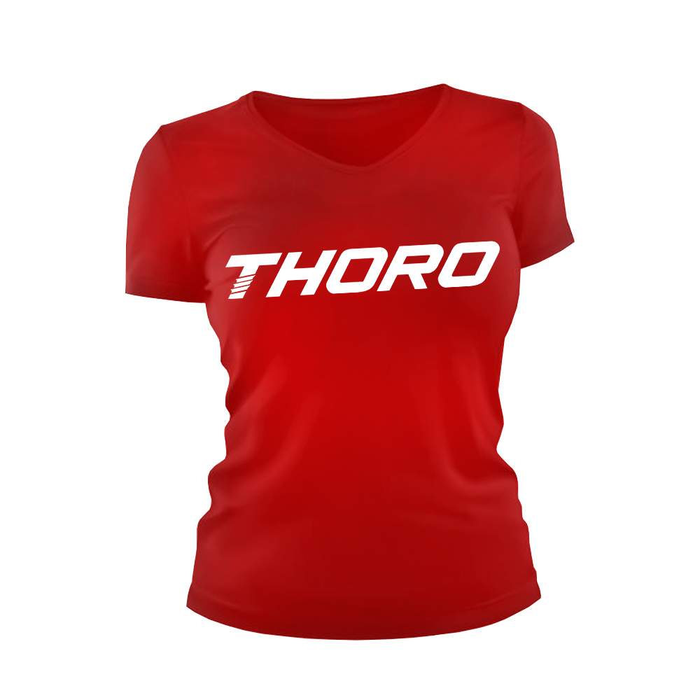 PLAYERA INSTITUCIONAL THORO PITMRM ROJO TALLA MEDIANA MUJER