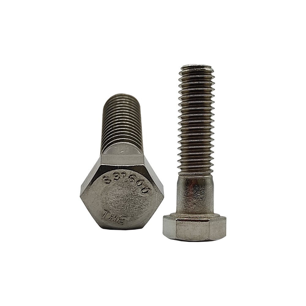 TORNILLO HEXAGONAL 3/8''-16X1.1/2'' ACERO INOXIDABLE 316 - Image 2