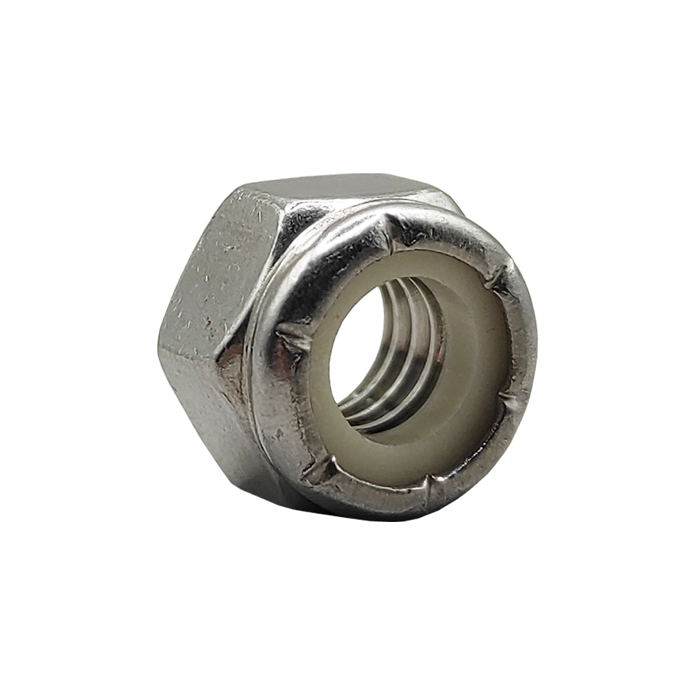 TUERCA HEXAGONAL DE SEGURIDAD CON INSERTO DE NYLON 5/16''-18 ACERO INOXIDABLE 304 - Image 2