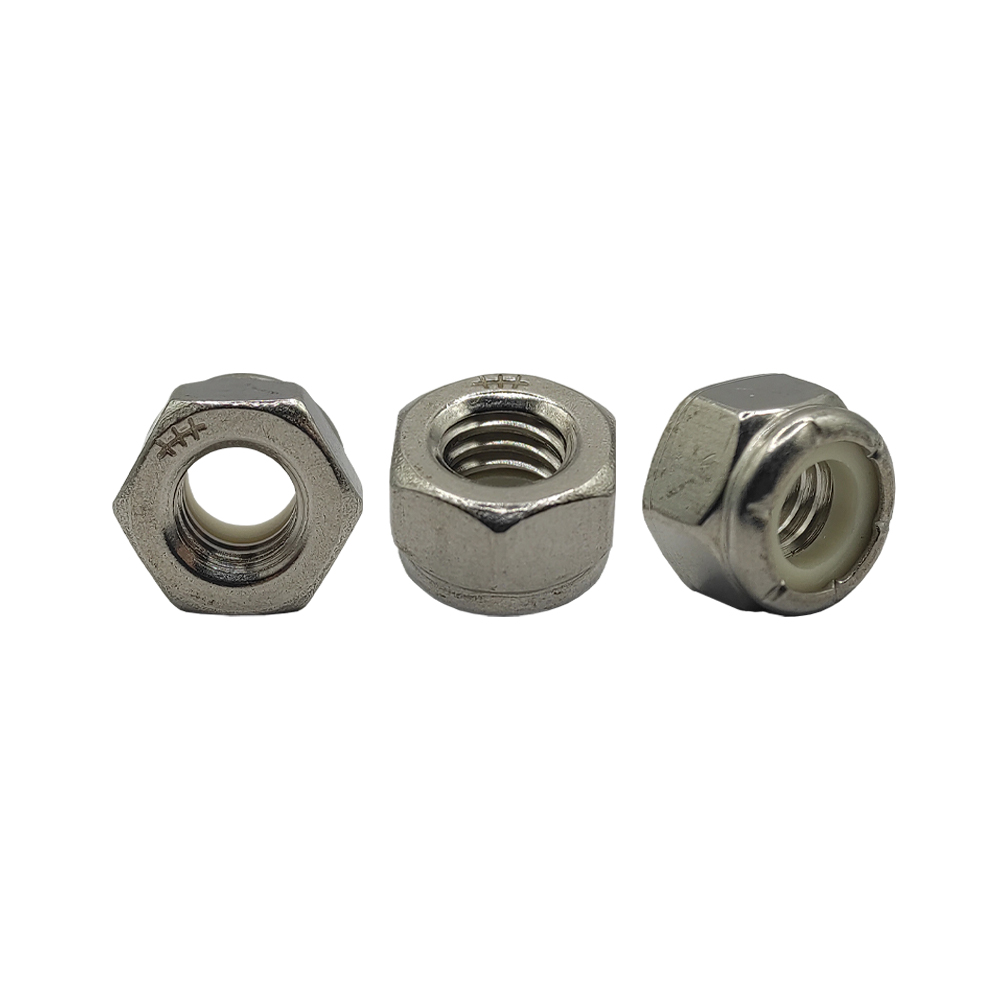 TUERCA HEXAGONAL DE SEGURIDAD CON INSERTO DE NYLON 5/16''-18 ACERO INOXIDABLE 304 - Image 3