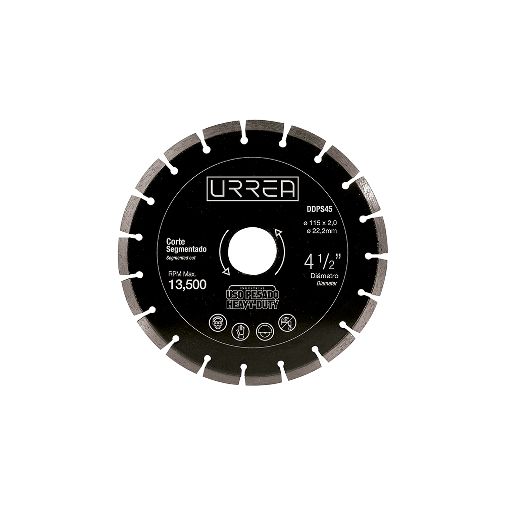 DISCO DE DIAMANTE URREA DDPS7 RIN SEGMENTADO 7''