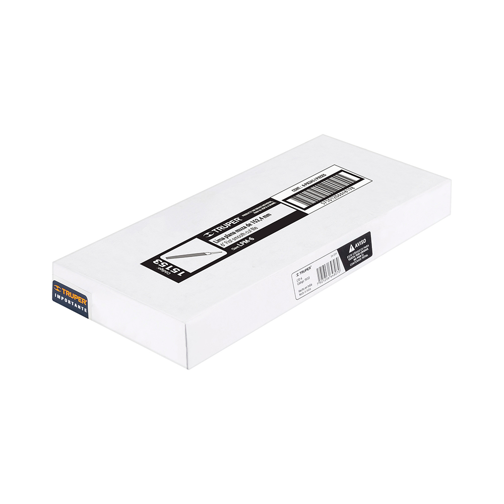LIMA TRIANGULO DOBLE 6 PULGADAS CON MANGO PARA ENSAMBLAR TRUPER LTD-6 - Image 3