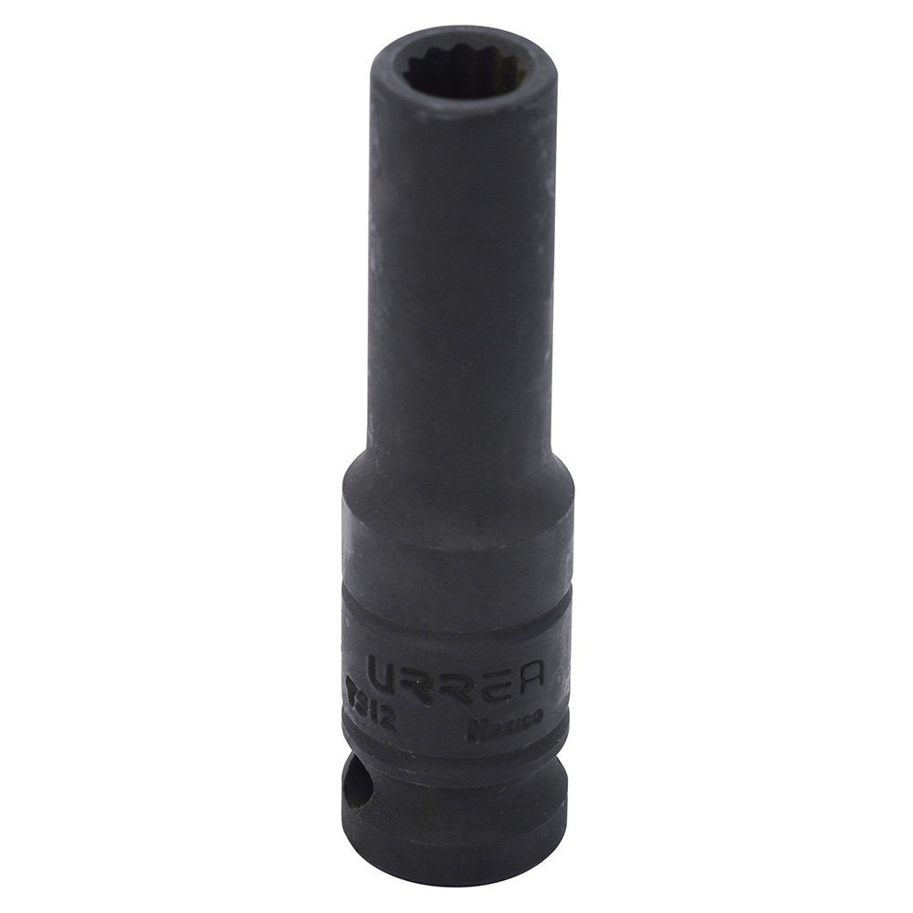 DADO DE IMPACTO URREA 7312 LARGO EN PULGADAS CUADRO DE 1/2'', 12 PUNTAS, 3/8''