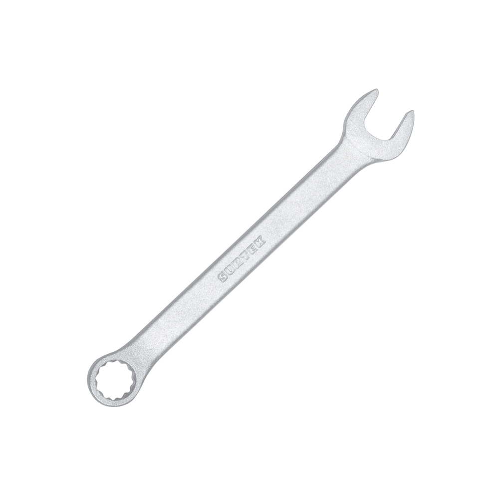 LLAVE COMBINADA SURTEK 108 SATINADA 12 PUNTAS EN PULGADAS 1/4''