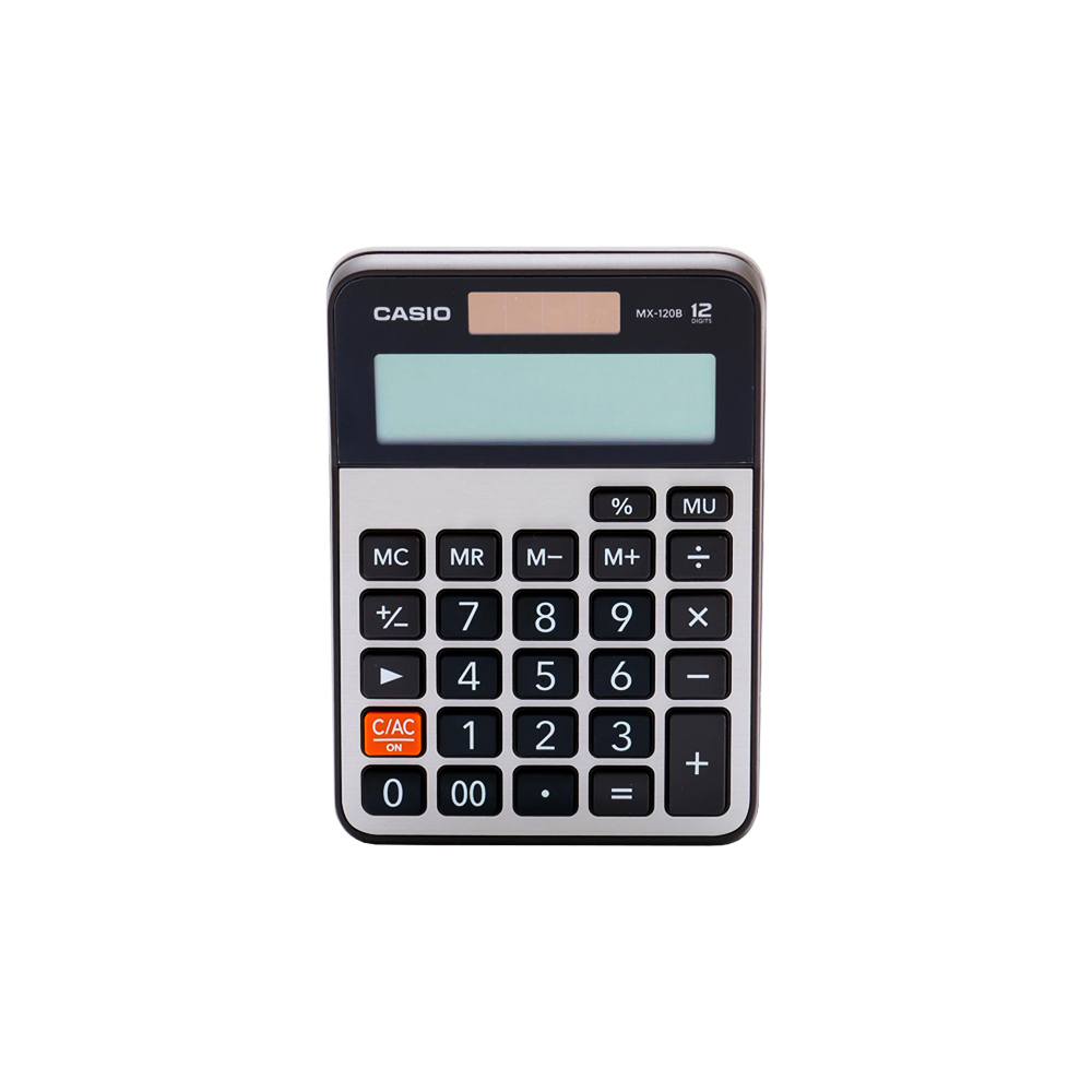 CALCULADORA DE ESCRITORIO CASIO MX120BS 12 DIGITOS - Image 2