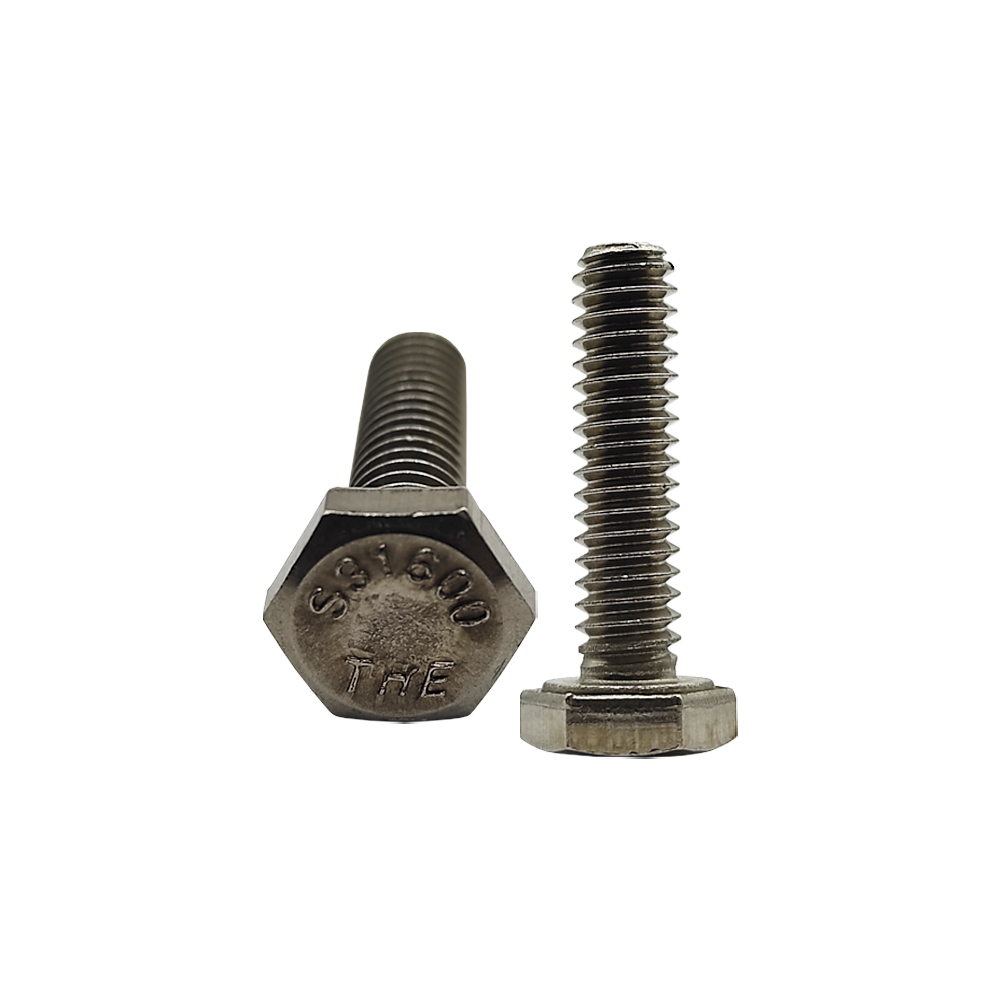 TORNILLO HEXAGONAL 1/4''-20X1'' ACERO INOXIDABLE 316 - Image 2