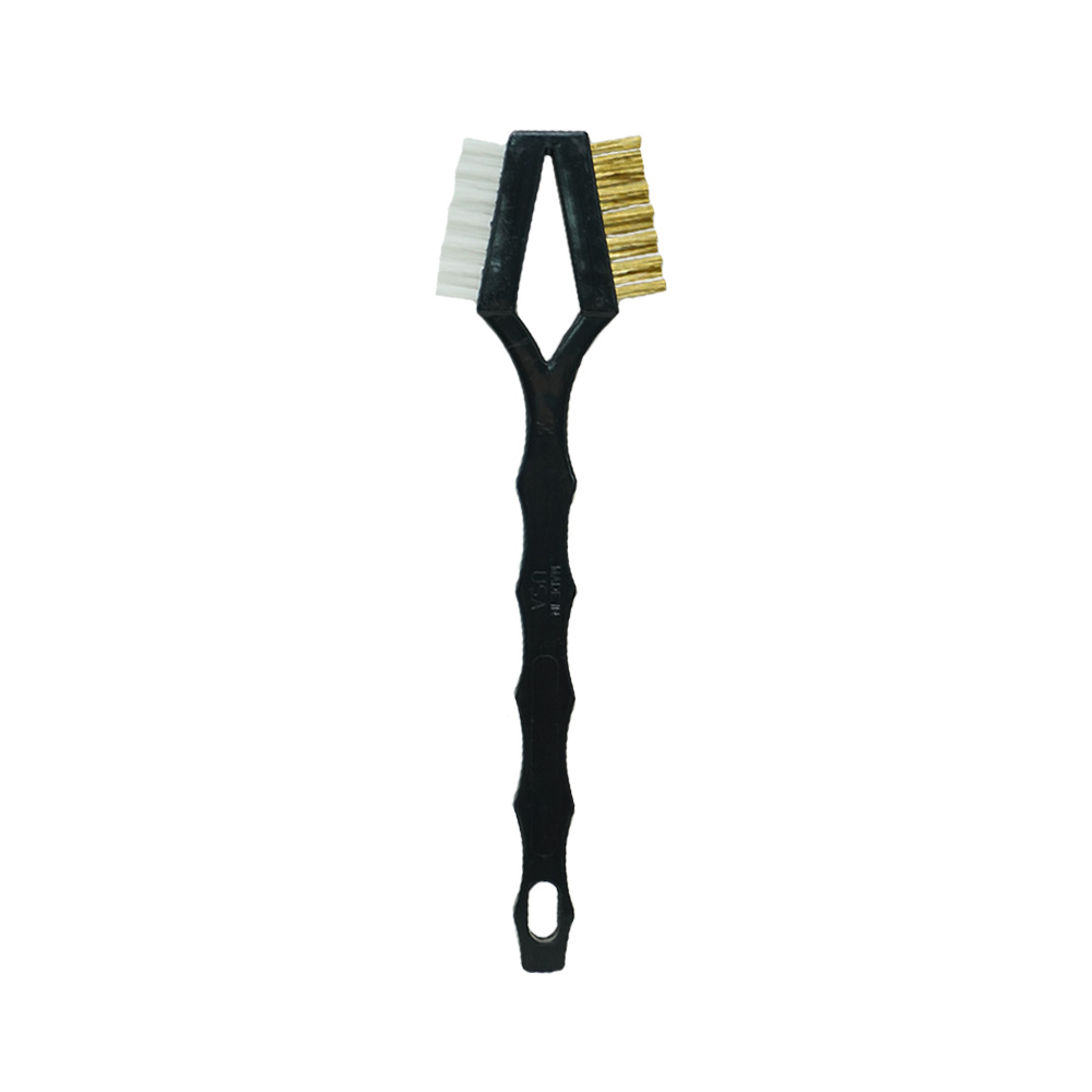 CEPILLO PEQUEÑO DOBLE CARA 7-1/2"X1/2" LATÓN/ACERO INOXIDABLE 44731 WEILER
