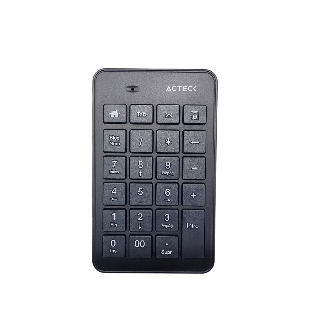 TECLADO NUMERICO MULTIPLATAFORMA ACTECK AC-934176 INALAMBRICO NEGRO 2.4 GHZ - Image 2
