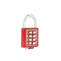 CANDADO DE COMBINACION DIGITAL LOCK C27R40 ROJO DE 40 MILIMETROS