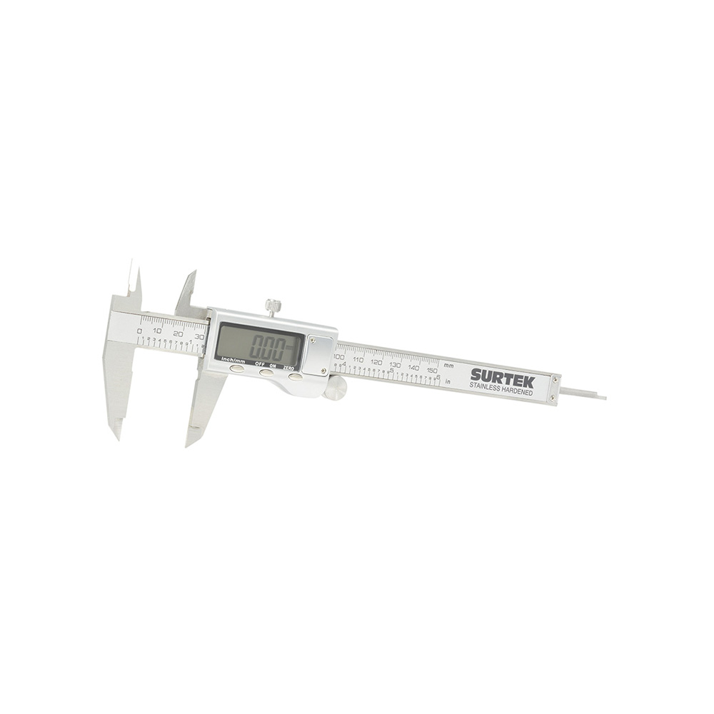CALIBRADOR VERNIER PIE DE REY SURTEK 122204 DIGITAL 6''
