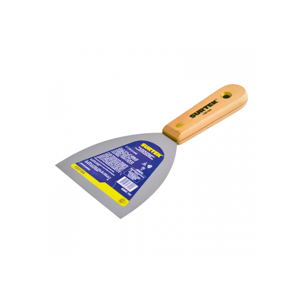 ESPATULA SURTEK 123102 CON MANGO DE MADERA DE 2''