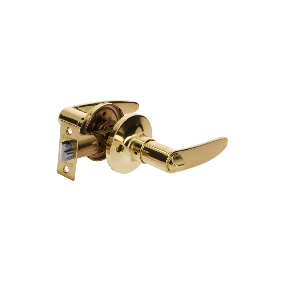 MANIJA DE RECAMARA TRUPER HERMEX CEMA-1R DE LATON BRILLANTE