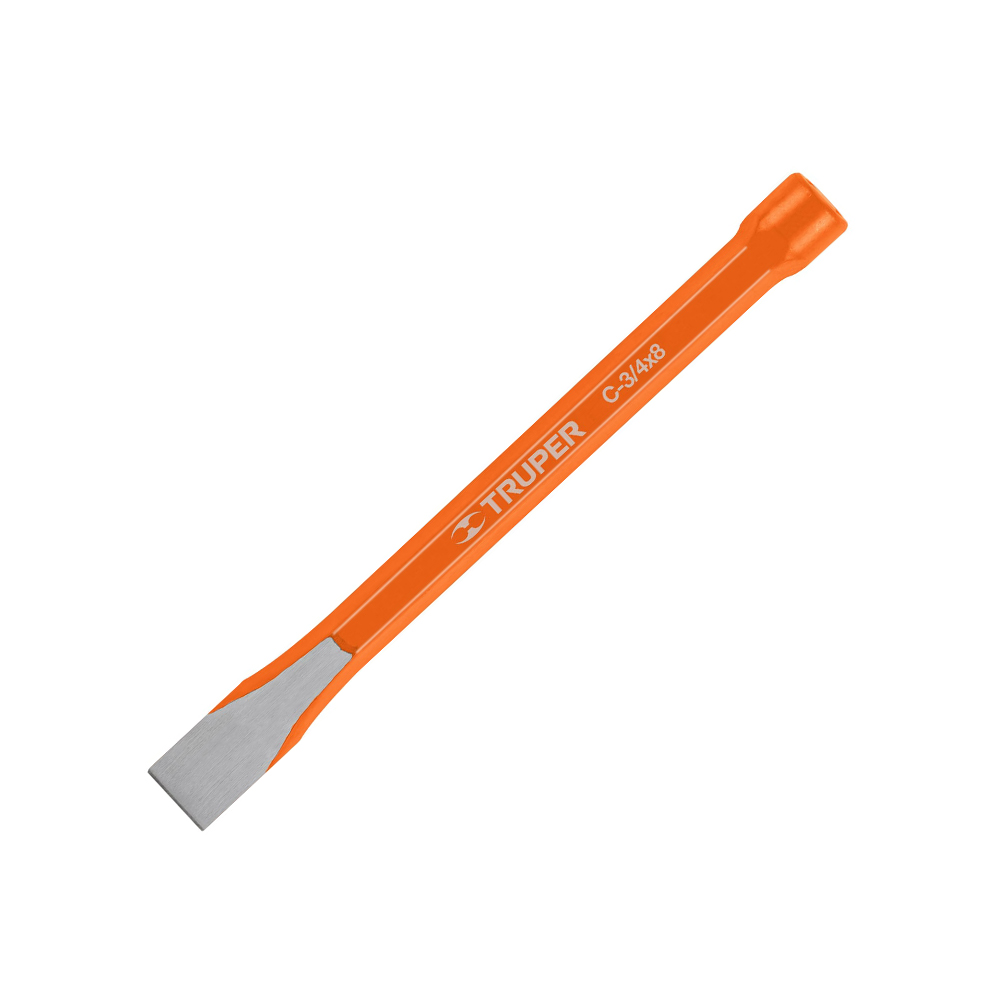 CINCEL DE CORTE FRIO TRUPER C-3/4X8 LARGO 8'' Y 3/4 DE AREA DE CORTE