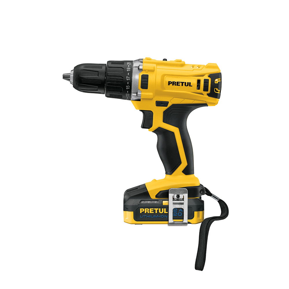 TALADRO INALAMBRICO TRUPER PRETUL TALI-20P2 DE 1/2 PULGADAS CON 20 VOLTIOS - Image 2