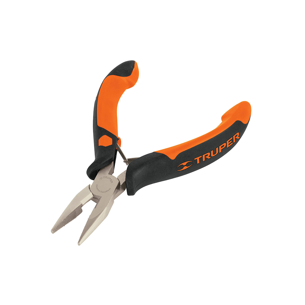 PINZA MINIATURA TRUPER PM-PU4 PUNTA Y CORTE CON MANGO COMFORT GRIP