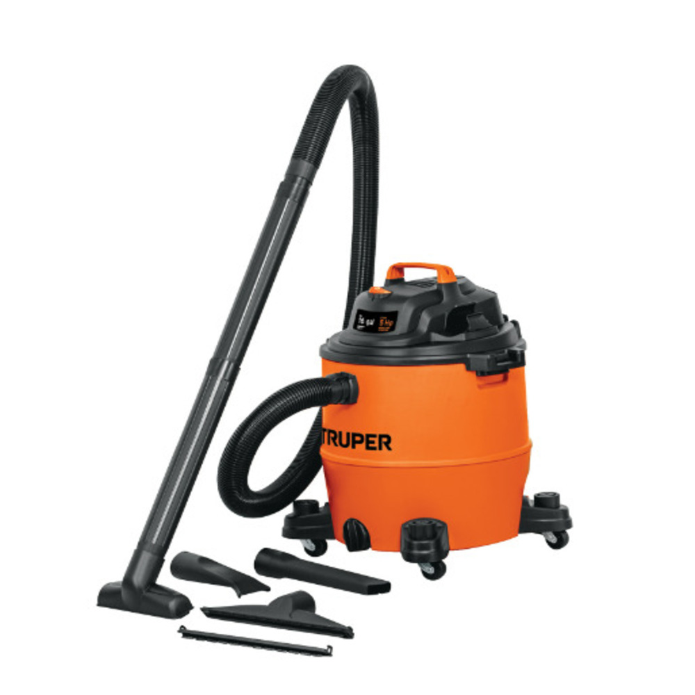 ASPIRADORA DE SOLIDOS Y LIQUIDOS 101520 ASP-16 16 GAL PLASTICA TRUPER