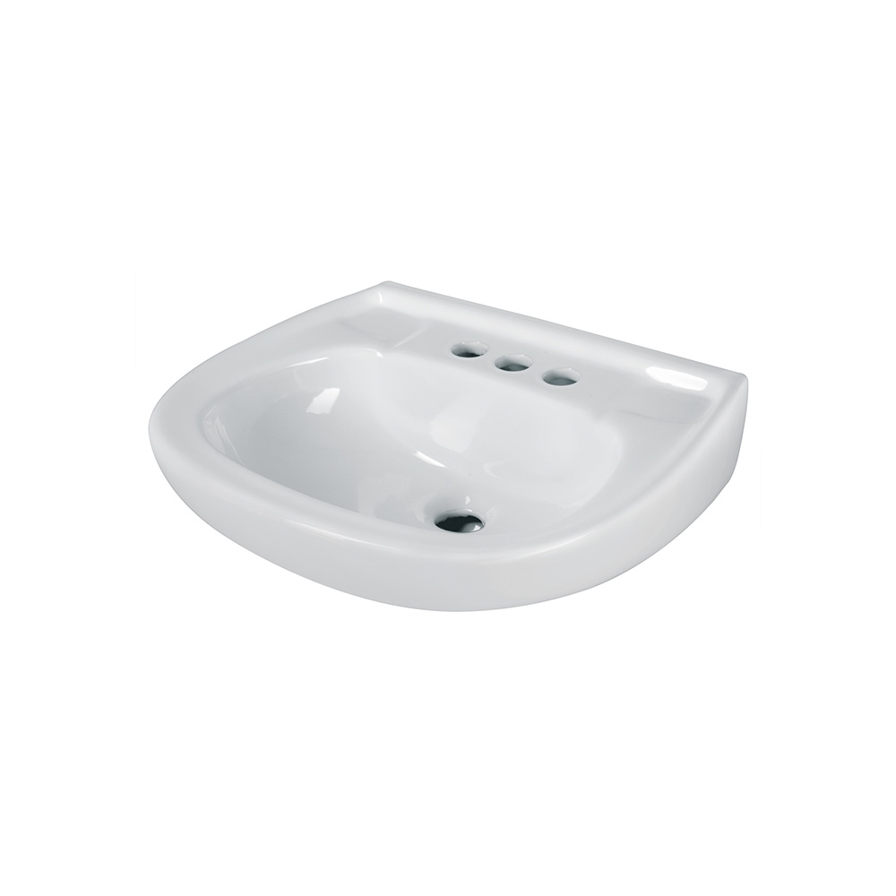 LAVABO CERÁMICO CON REBOSADERO BLANCO MUBA-10B FOSET