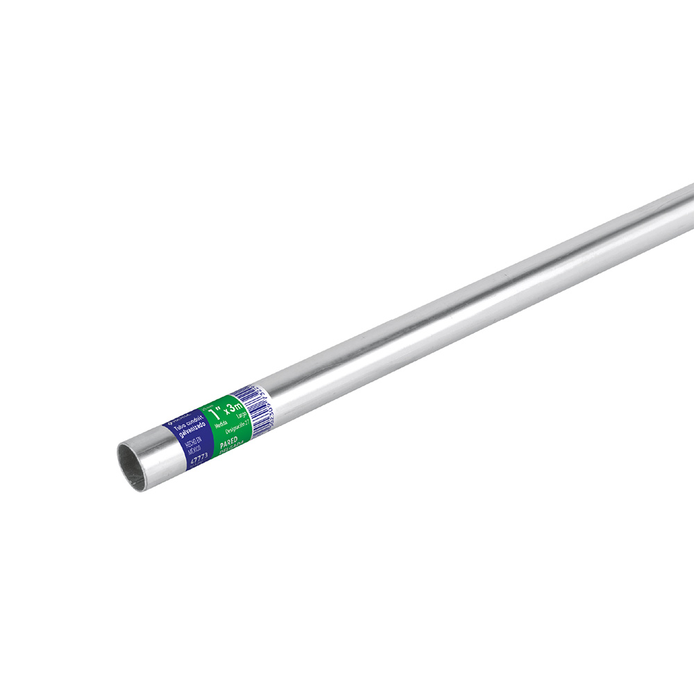 TUBO CONDUIT 1" PARED TC-1-DV DELGADA (1.6 MM), ET. VERDE, 3 M