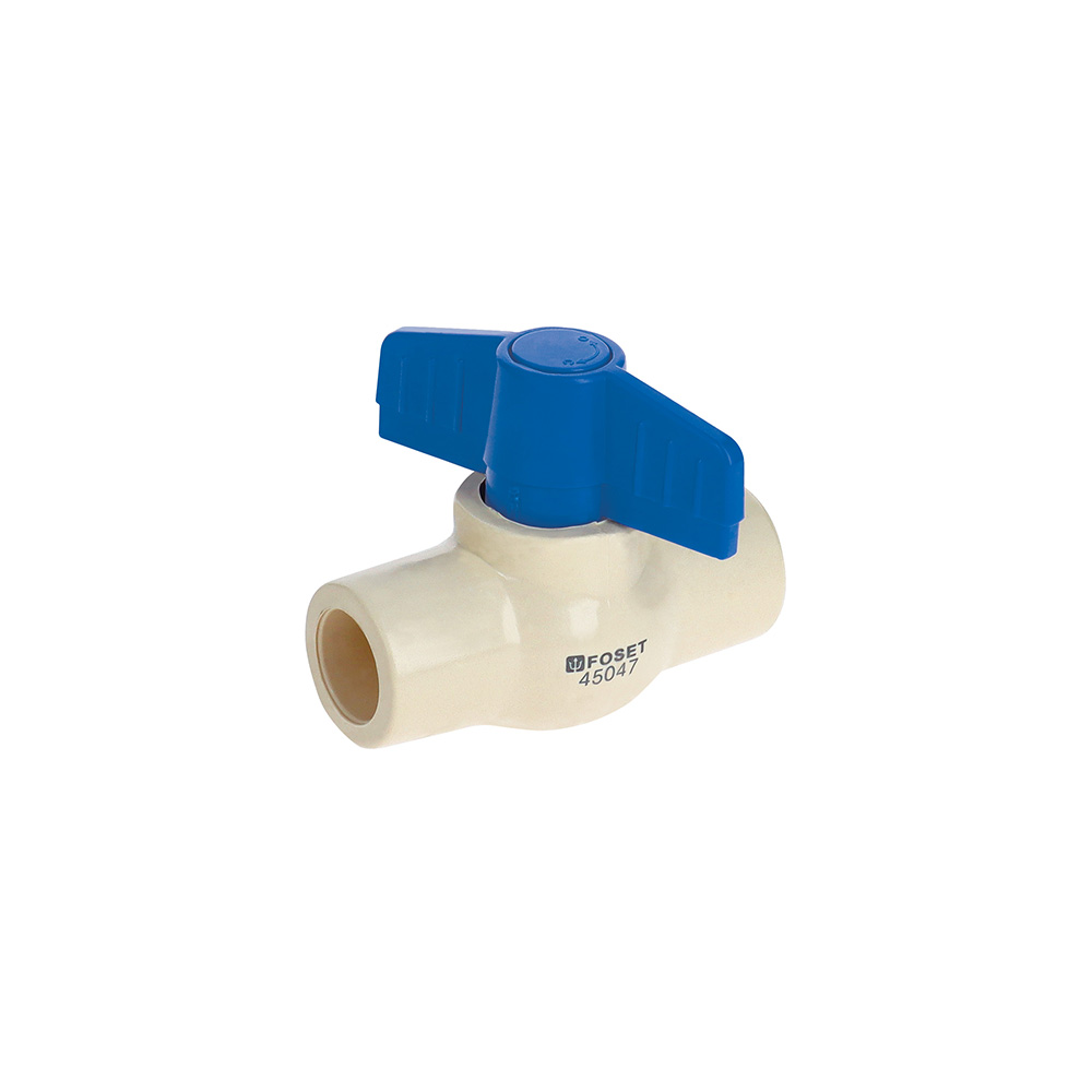 VALVULA DE ESFERA TRUPER FOSET CPVC-ES-1/2 DE CPVC DE 1/2 PULGADA
