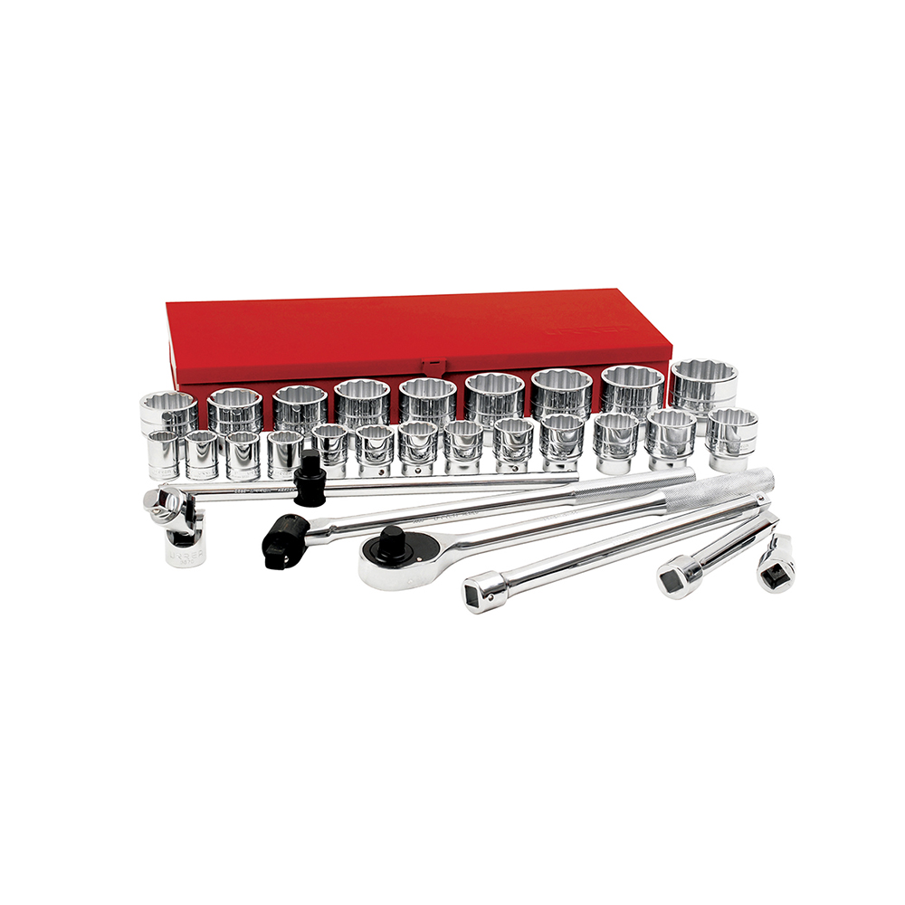 JUEGO DE DADOS Y ACCESORIOS URREA 55104 CON 30 PIEZAS 3/4''