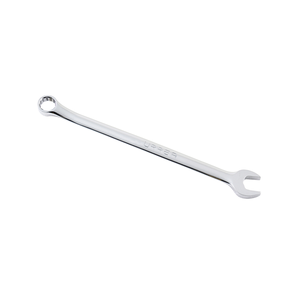 LLAVE COMBINADA EXTRA LARGA URREA 1212ML PULIDO ESPEJO, MÉTRICA DE 12 PUNTAS 12 MILÍMETROS