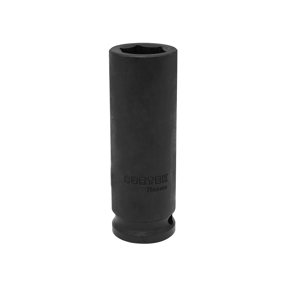 DADO DE IMPACTO LARGO SURTEK S7819HLM CUADRO DE 1/2'' 6 PUNTAS 19 MILIMETROS