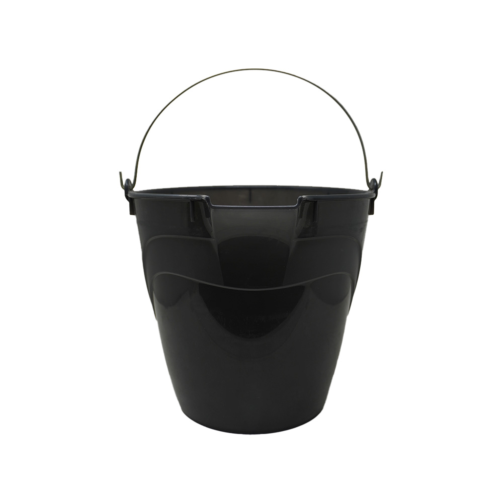 CUBETA NEGRO DE PLASTICO FLEXIBLE CON PICO 8 LITROS - Image 3