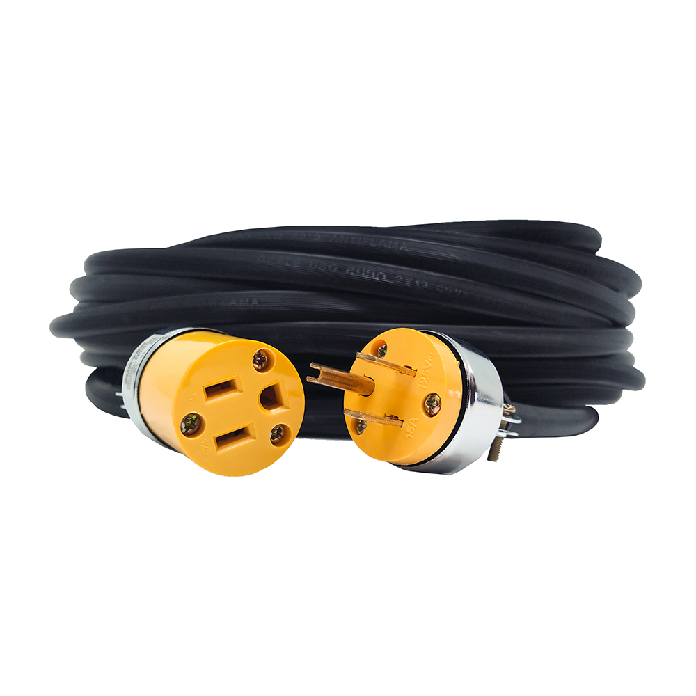 EXTENSION ELECTRICA CCA DE USO RUDO KONECT 2X#14 30 METROS NEGRO