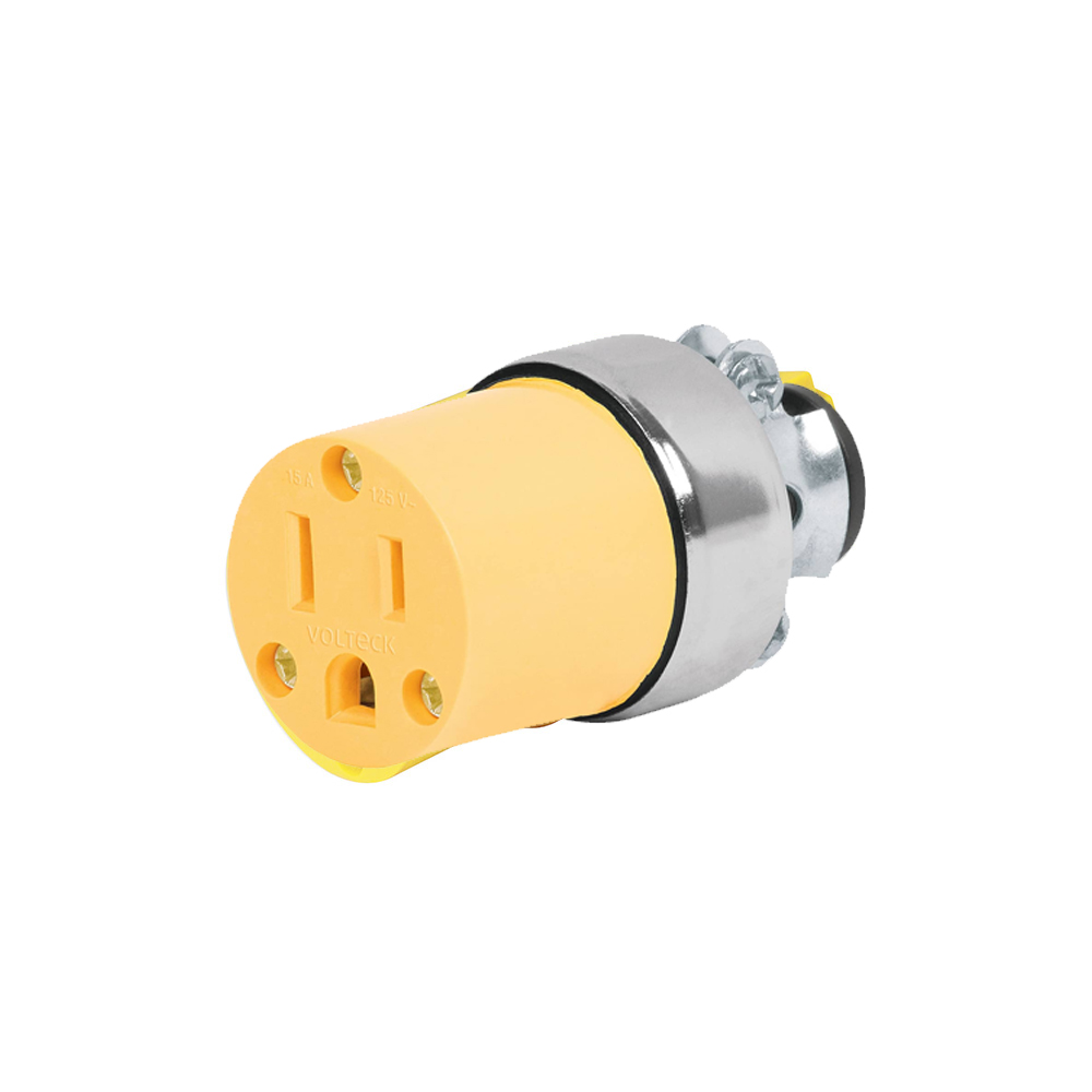 CONTACTO INDUSTRIAL BLINDADO ATERRIZADO DOS POLOS VOLTECK 46113