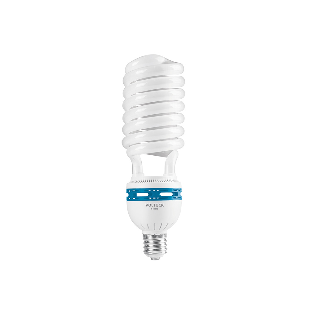 LAMPARA ESPIRAL VOLTECK F-105EXC 105 WATTS 220 VOLTS DIAMETRO T5 CON BASE MOGUL E39