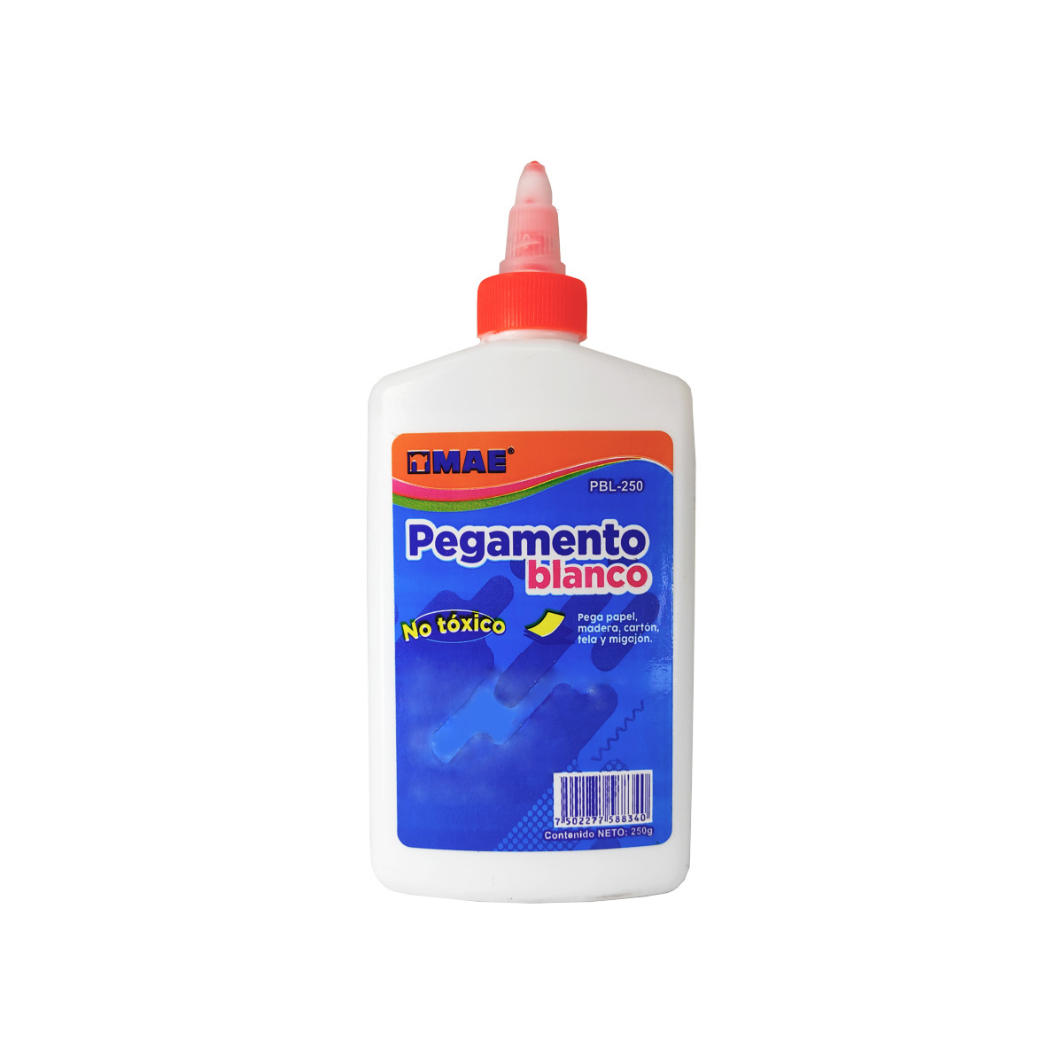ADHESIVO LIQUIDO ESCOLAR MAE PBL-250 BLANCO 250 GRAMOS