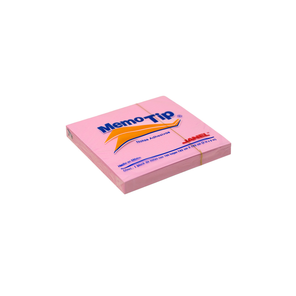 BLOCK DE NOTAS ADHESIVAS JANEL PASTEL 3X3 PAQ/1BLK - Image 2