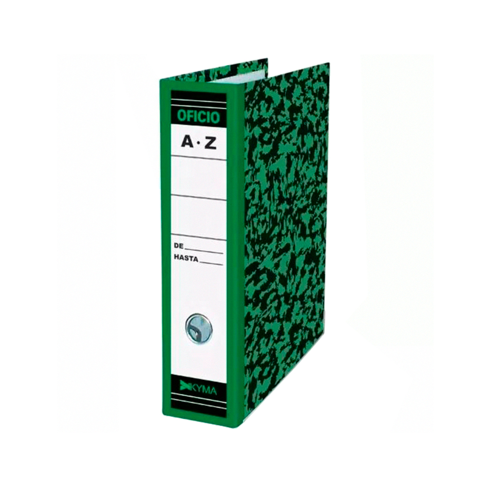 REGISTRADOR KYMA REGI0-KY-OF VERDE MARMOLEADO TAMAÑO OFICIO