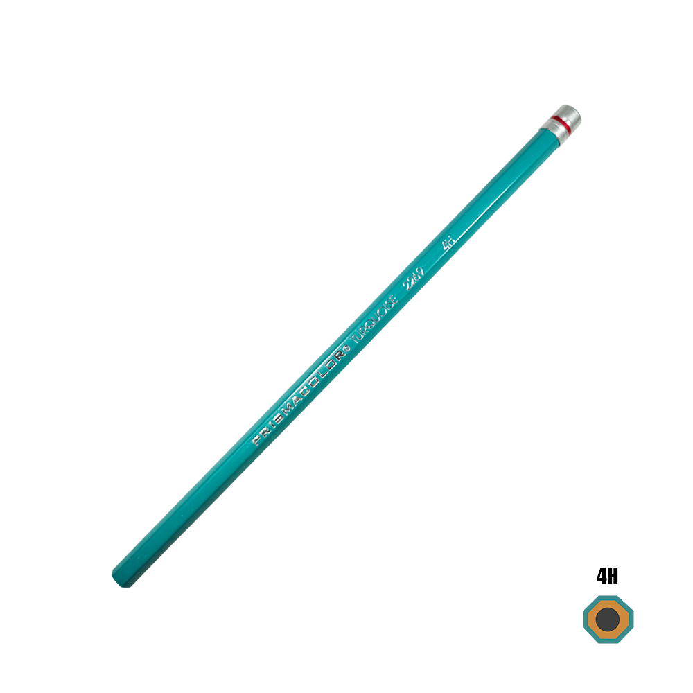 LAPIZ PARA DIBUJO PRISMACOLOR TURQUOISE GRADO 4H - Image 3