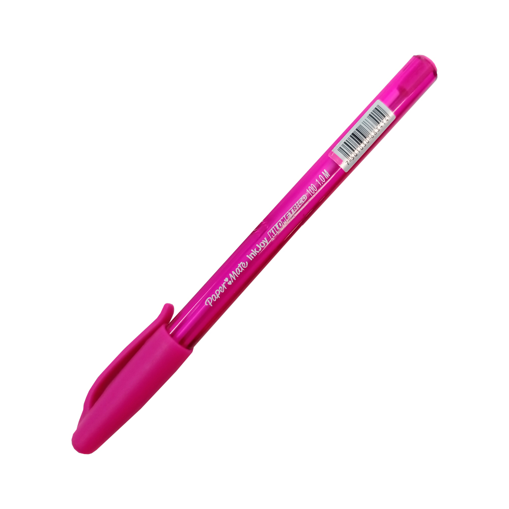 BOLIGRAFO PAPER MATE KILOMETRICO INKJOY 100 MAGENTA PUNTA MEDIA 1.0 MILIMETRO - Image 2