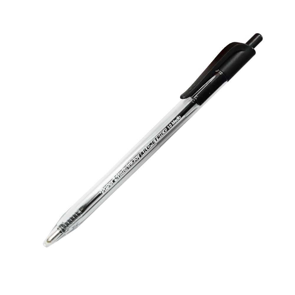 BOLIGRAFO RETRACTIL PAPER MATE LA3568 KILOMETRICO INKJOY 100RT NEGRO PUNTA MEDIA 1.0 MILIMETRO - Image 2