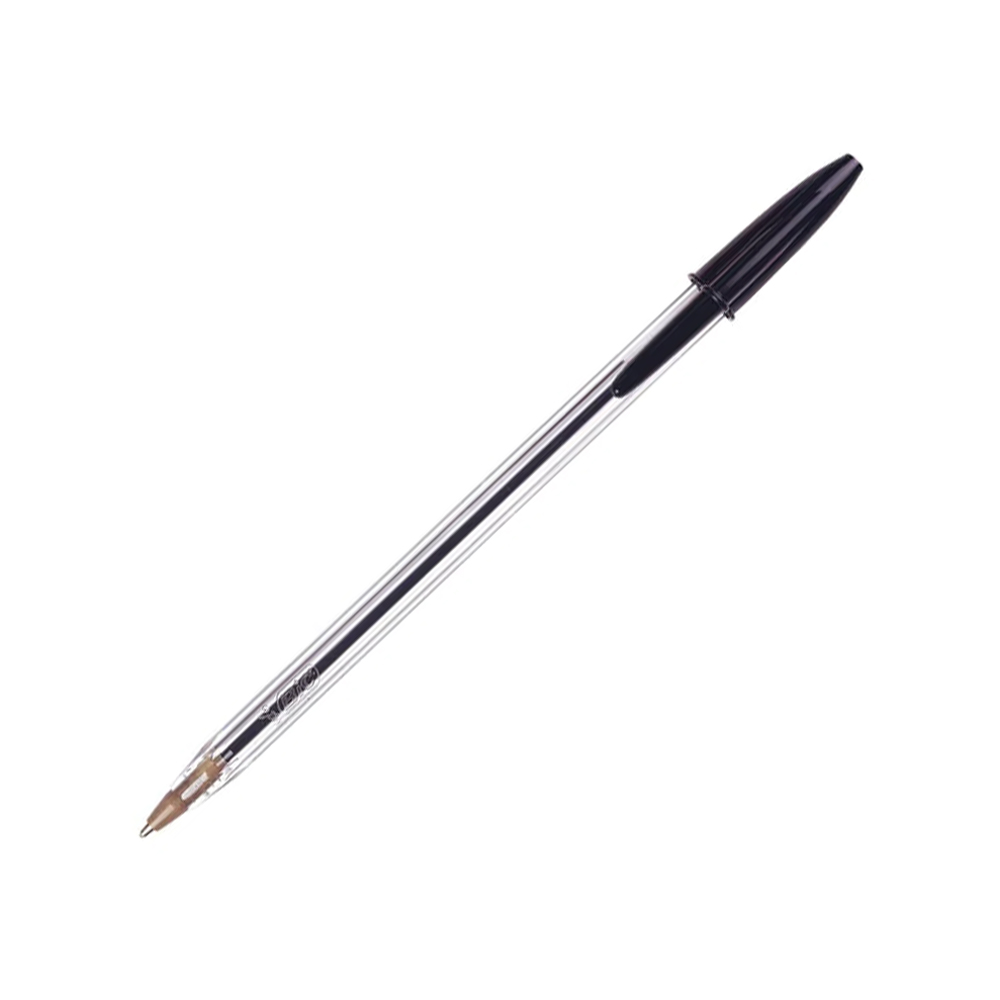 BOLIGRAFO BIC CRISTAL NEGRO PUNTO MEDIANO 1.0 MILIMETROS