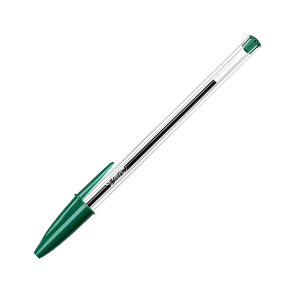 BOLIGRAFO BIC CRISTAL DURA MAS VERDE PUNTO MEDIO 1.0 MILIMETROS - Image 2